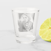 Hillary Clinton löscht 33.000 Emails Schnapsglas (Rückseite)