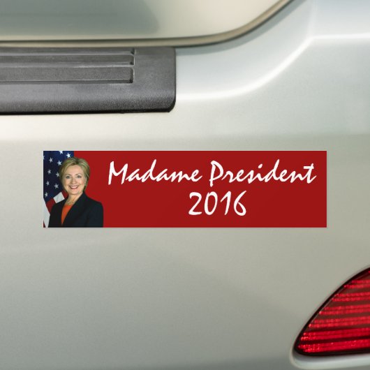 Hillary Clinton-Madame Präsident 2016 Autoaufkleber (Auf Auto)