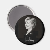Hillary Clinton Magnet (Vorderseite/Rückseite)