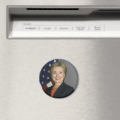 Hillary Clinton Magnet (In Situ (Geschirrspüler))