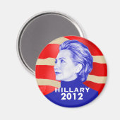 Hillary Clinton Magnet 2012 (Vorderseite/Rückseite)