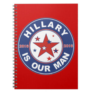 Hillary Clinton Notebook Notizblock