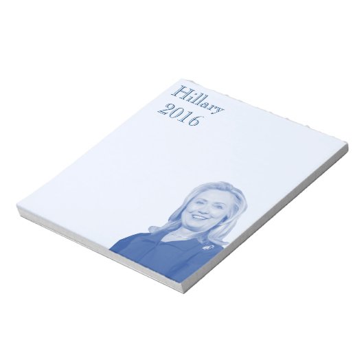 Hillary Clinton Notizblock (Rotiert)