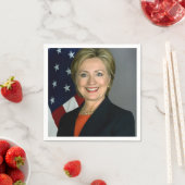Hillary Clinton Offiziell Portrait Serviette (Beispiel)