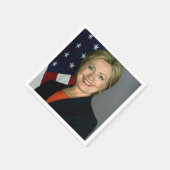 Hillary Clinton Offiziell Portrait Serviette (Ecke)