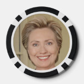 Hillary Clinton Pokerchips (Rückseite)