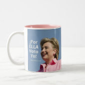 Hillary Clinton - Por Ella Voto Yo! Tasse (Links)