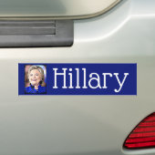 Hillary Clinton Portrait Autoaufkleber (Auf Auto)