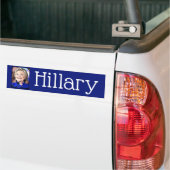 Hillary Clinton Portrait Autoaufkleber (Auf Lkw)