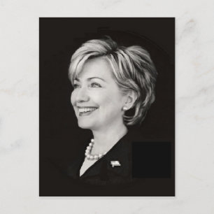Hillary Clinton Postcard Postkarte