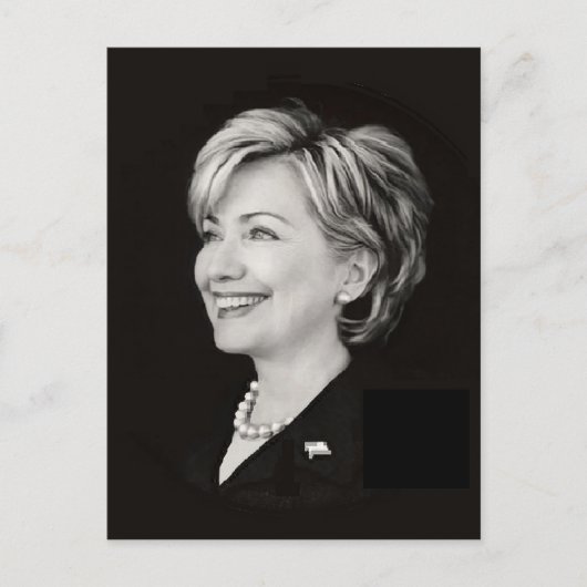 Hillary Clinton Postcard Postkarte (Vorderseite)