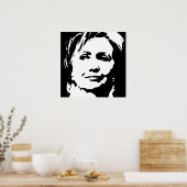 Hillary Clinton Poster (Küche)