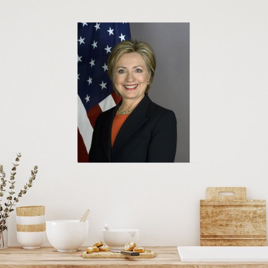 Hillary Clinton Poster (Küche)