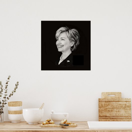 Hillary Clinton POSTER Print (Küche)