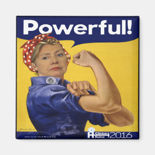 Hillary Clinton Powerful! Magnet