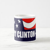 Hillary Clinton Präsident 2016 Amerikanische Flagg Kaffeetasse (Mittel)
