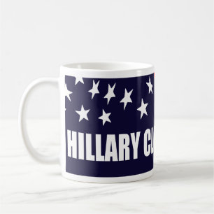 Hillary Clinton Präsident 2016 Amerikanische Flagg Kaffeetasse