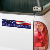 Hillary Clinton Präsident 2016 Autoaufkleber (Auf Lkw)