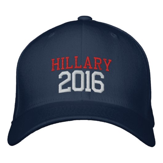Hillary Clinton Präsident 2016 Bestickte Baseballkappe (Vorderseite)