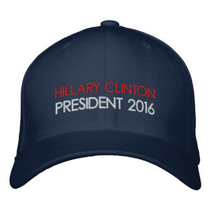 HILLARY CLINTON Präsident 2016 Bestickte Kappe
