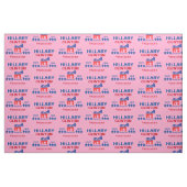 Hillary Clinton-Präsident 2016 Rosa Stoff (Fat Quarter (45,7 x 55,9 cm))