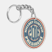 Hillary Clinton-Präsident 2016 Schlüsselanhänger (Vorderseite links)