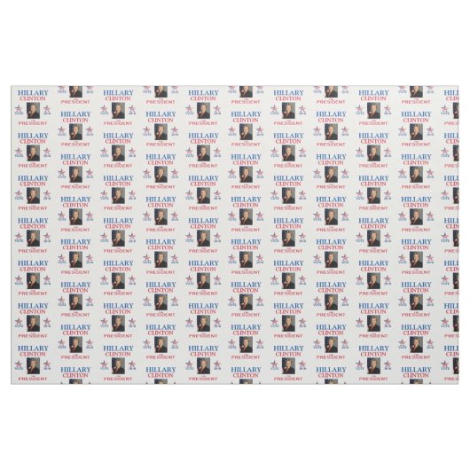 Hillary Clinton-Präsident 2016 Stoff (Yard (91,4 cm))