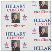Hillary Clinton-Präsident 2016 Stoff (Muster)