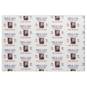 Hillary Clinton-Präsident 2016 Stoff (Fat Quarter (45,7 x 55,9 cm))
