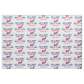 Hillary Clinton-Präsident 2016 Stoff (Fat Quarter (45,7 x 55,9 cm))