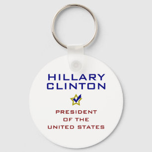Hillary Clinton Präsident USA V2 Schlüsselanhänger