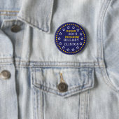 Hillary Clinton, Präsidentin Pinback Button (Beispiel)