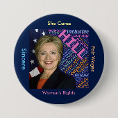 Hillary Clinton Pres, Schaltfläche "Flag" und "Küm Button (Vorderseite)