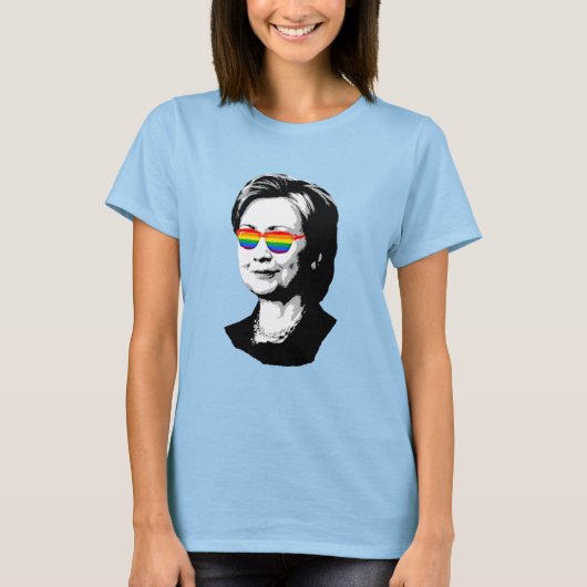Hillary Clinton Pride 2016 - LGBT T-Shirt (Vorderseite)