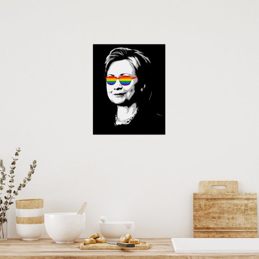 Hillary Clinton Pride Poster (Küche)