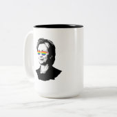 Hillary Clinton Pride Zweifarbige Tasse (Vorderseite Links)