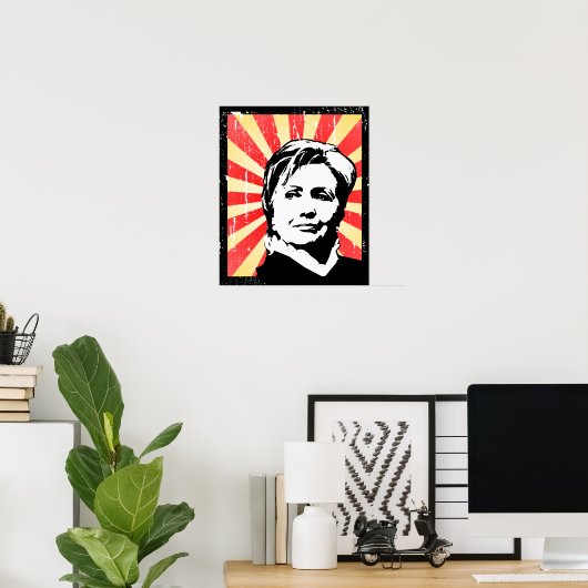 HILLARY CLINTON PROPAGANDA POSTER (Heimbüro)
