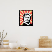 HILLARY CLINTON PROPAGANDA POSTER (Küche)