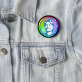 Hillary Clinton. Regenbogen Button (Beispiel)
