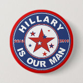 Hillary Clinton Schaltfläche 2016 Button (Vorderseite)