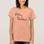 Hillary Clinton Signature T-Shirt (Vorderseite)