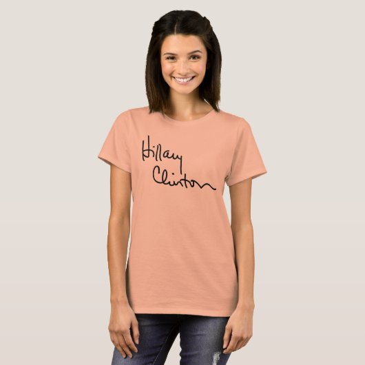 Hillary Clinton Signature T-Shirt (Vorne ganz)