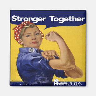 Hillary Clinton stärker zusammen Magnet