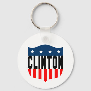 Hillary Clinton Sterne und Streifen Schlüsselanhänger
