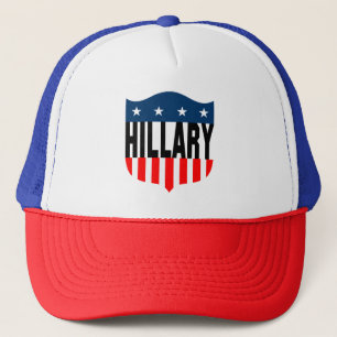 hillary clinton sterne und streifen truckerkappe