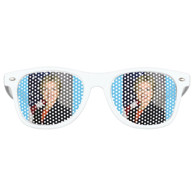 Hillary Clinton Sunglasses Partybrille (Vorderseite)