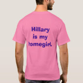 Hillary Clinton T-Shirt (Rückseite)