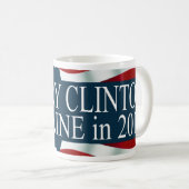 Hillary Clinton Tim Kaine '16 USA Flag Kaffeetasse (VorderseiteRechts)