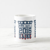 Hillary Clinton Tim Kaine 2016 Kaffeetasse (Mittel)