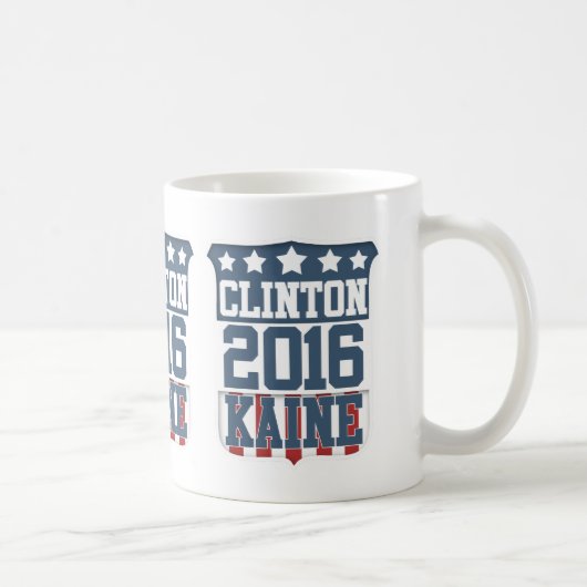 Hillary Clinton Tim Kaine 2016 Kaffeetasse (Rechts)